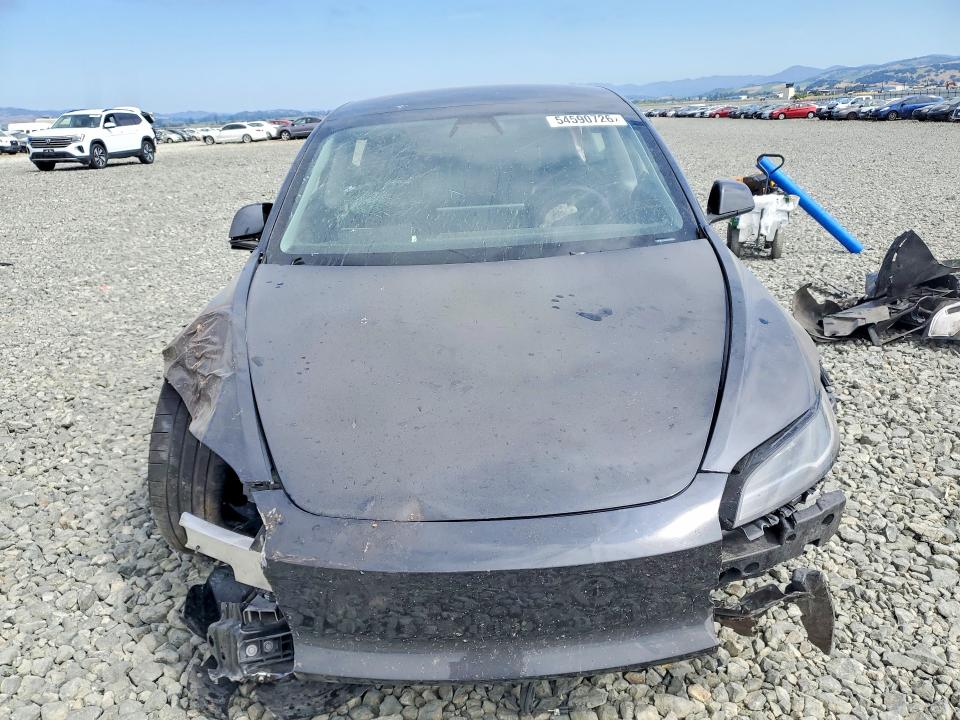 2024 Tesla VIN 5YJ3E1ET9RF808563 COPART salvage auction — FRONT END, Ca - Salvage Certificate, sold $10,900 on 2026-07-20 (photo 5)