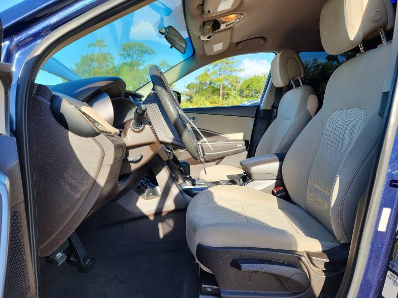 2018 Hyundai Santa fe VIN 5XYZT3LB7JG565743 COPART salvage auction — WATER/FLOOD, Fl - Cert Of Title-Slvg Rebld Flood, sold $3,650 on 2026-07-08 (photo 7)