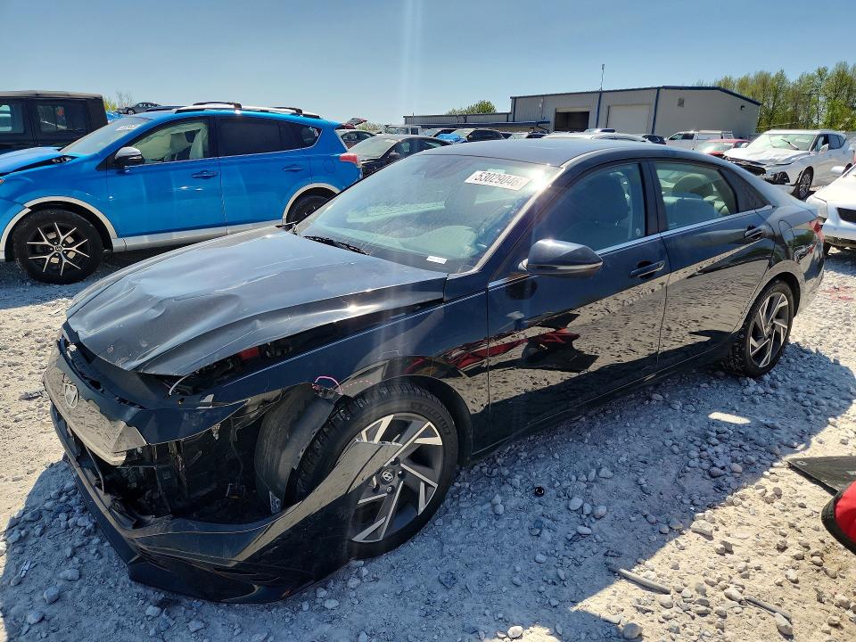 2025 Hyundai VIN KMHLN4DJ5SU124586 COPART salvage auction — FRONT END, Mi - Cert Of Title-Salvage Vehicle, sold $7,500 on 2026-07-08 (photo 1)