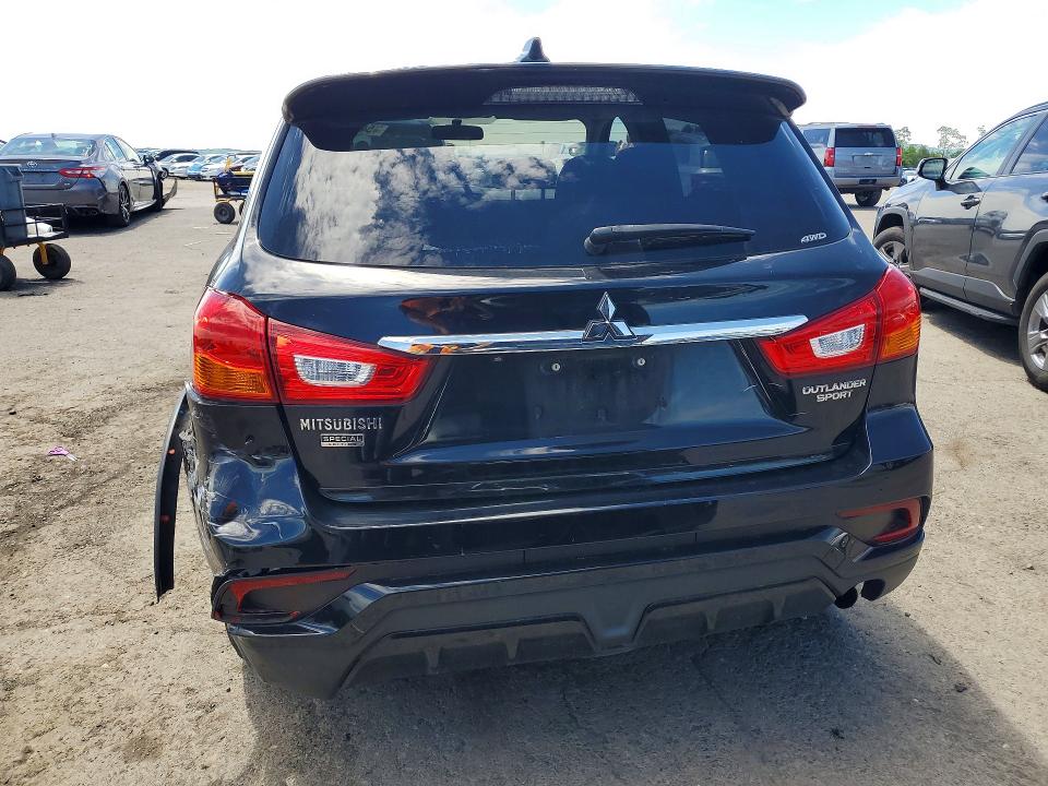 2019 Mitsubishi Outlander VIN JA4AR3AU6KU016805 COPART salvage auction — REAR END, Pa - Certificate Of Salvage, sold $3,800 on 2026-07-02 (photo 6)