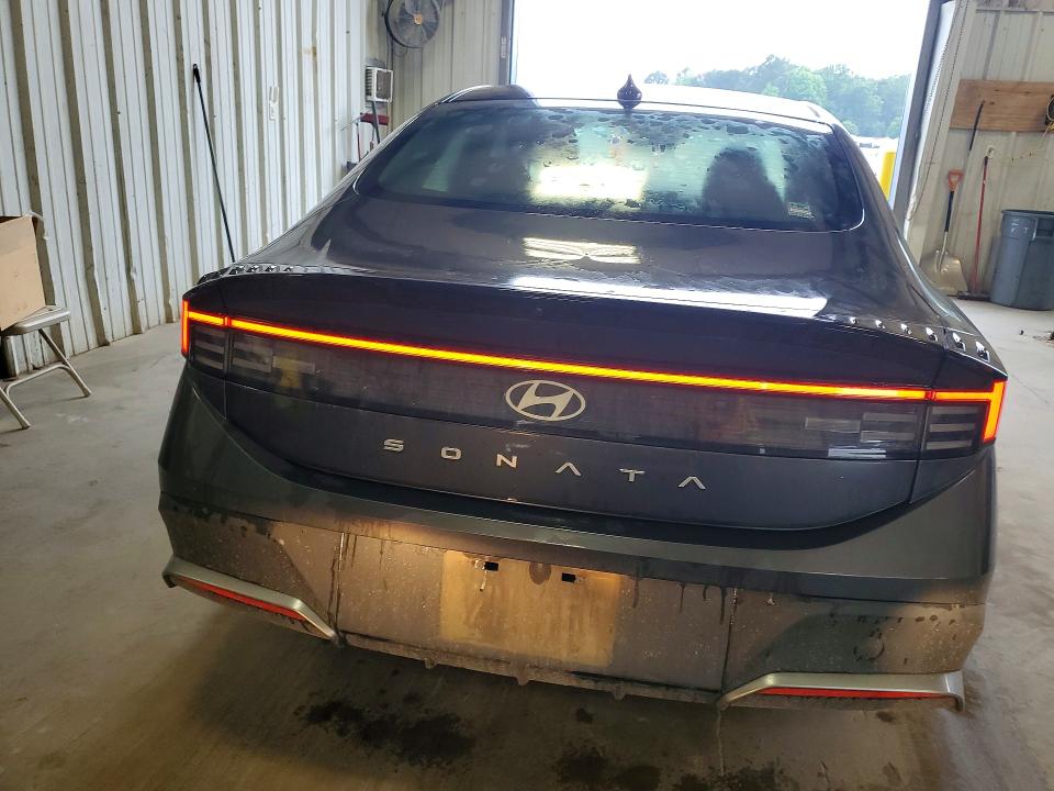 2025 Hyundai Sonata VIN KMHL24JA9SA431290 COPART salvage auction — HAIL, Ar - Cert Of Title-Salvage, sold $60 on 2026-07-27 (photo 6)