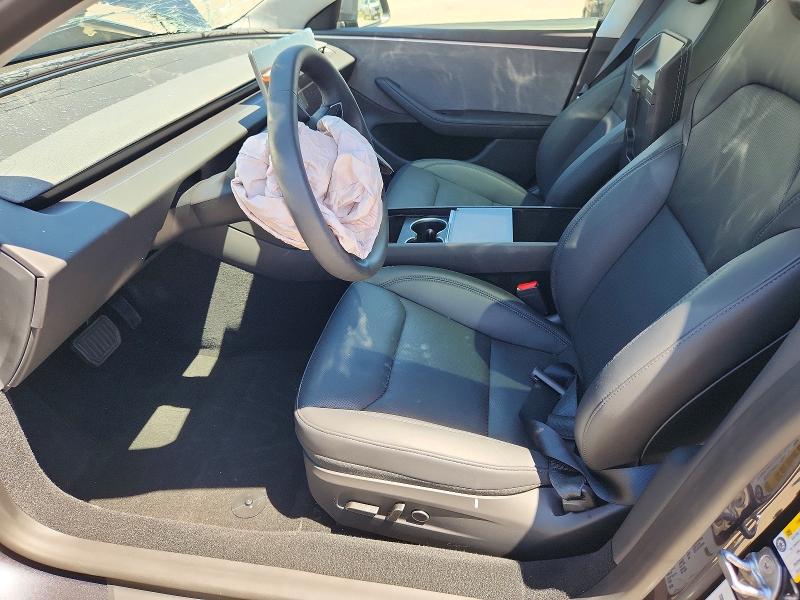 2025 Tesla Model 3 VIN 5YJ3E1EA9SF016532 COPART salvage auction — FRONT END, Ca - Salvage Certificate, sold $9,400 on 2026-07-20 (photo 7)