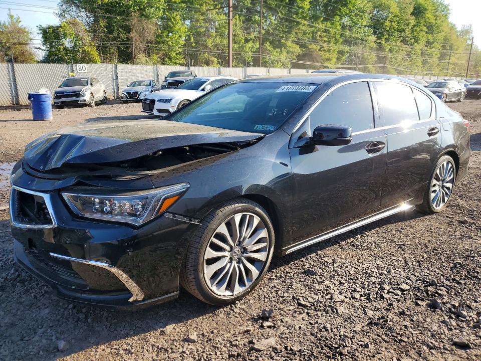 2018 Acura RLX VIN JH4KC1F58JC000934 COPART salvage auction — FRONT END, Pa - Certificate Of Salvage, sold $5,000 on 2026-07-08 (photo 1)