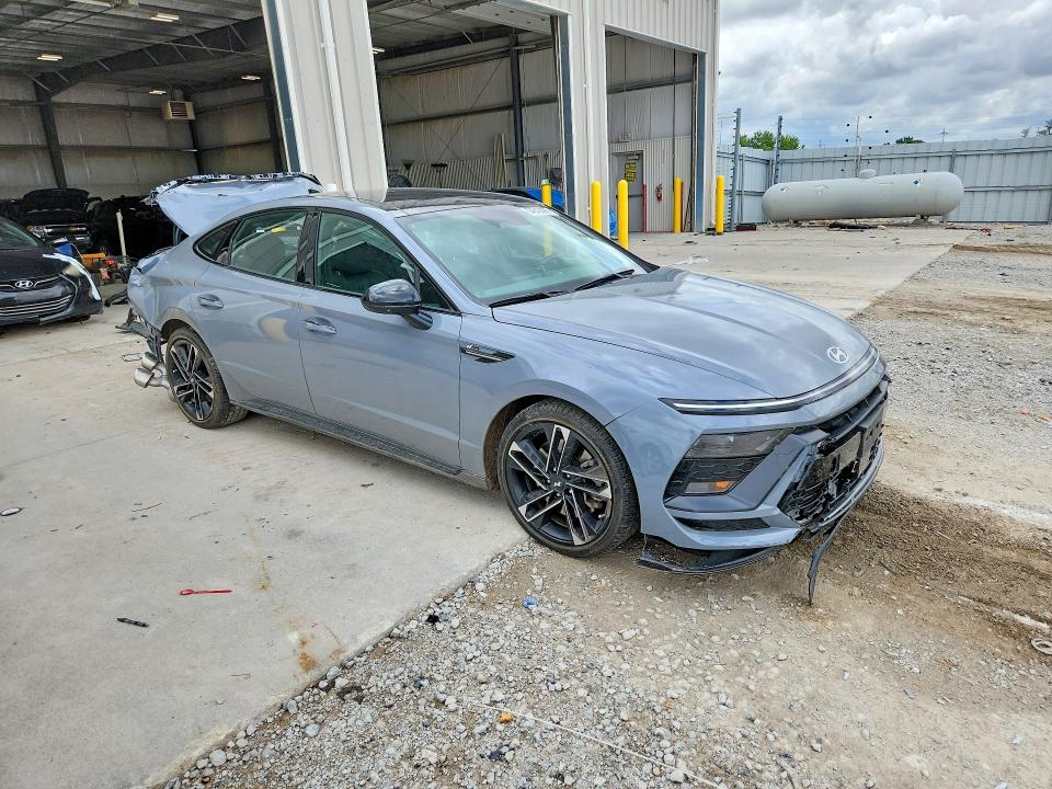 2024 Hyundai Sonata VIN KMHL54JCXRA352858 COPART salvage auction — REAR END, Ne - Cert Of Title-Salvage, sold $8,200 on 2026-07-14 (photo 4)