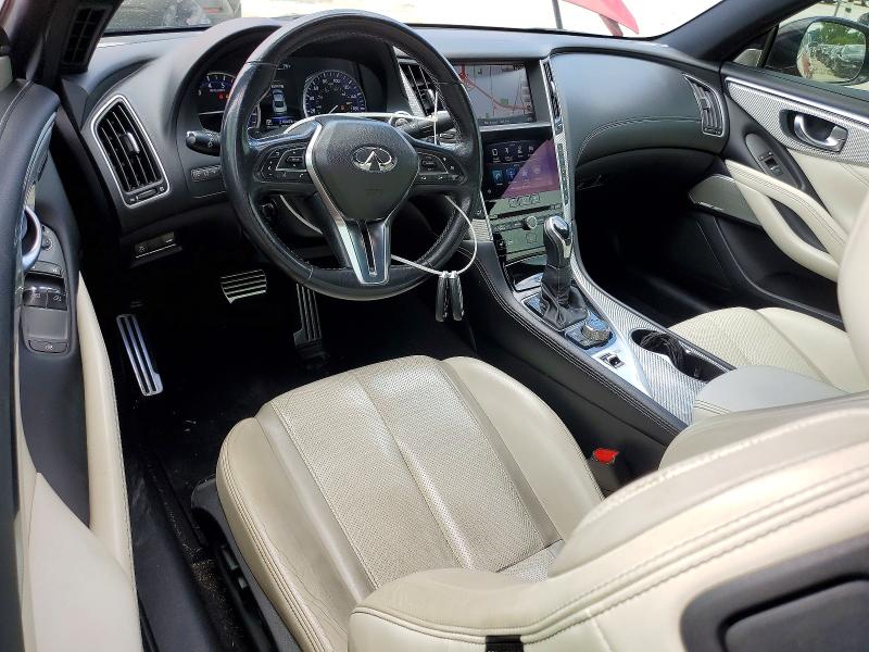 2017 Infiniti Q60 VIN JN1FV7EK6HM611091 COPART salvage auction — HAIL, TX - SALVAGE VEHICLE TITLE, sold $4,300 on 2026-07-02 (photo 8)