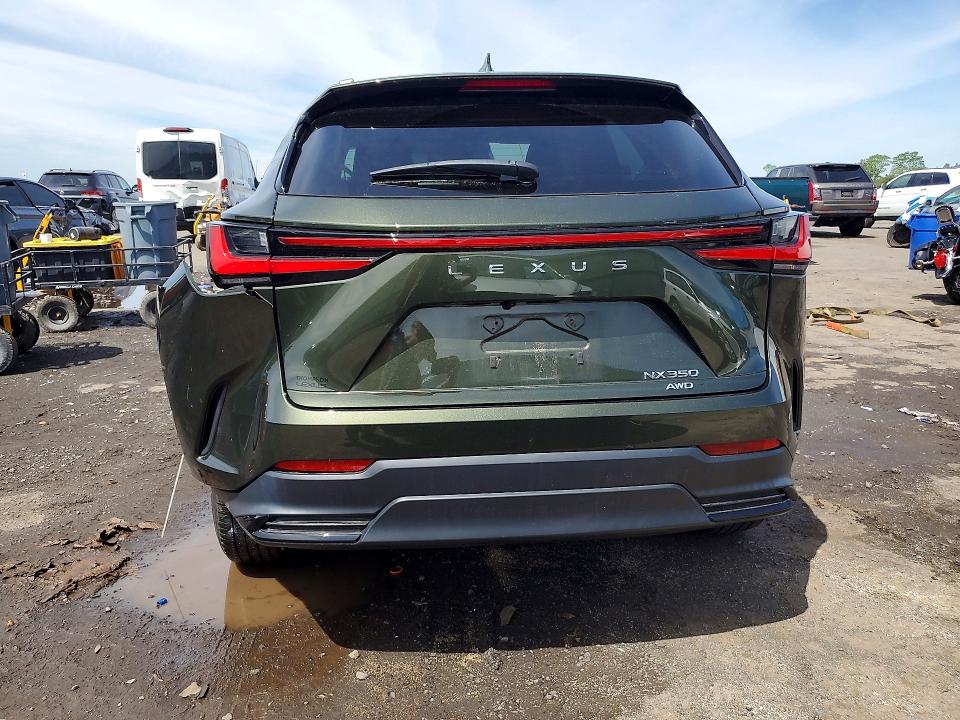 2022 Lexus Nx 350 VIN 2T2AGCEZ7NC007772 COPART salvage auction — REAR END, Pa - Certificate Of Salvage, sold $21,100 on 2026-07-07 (photo 6)
