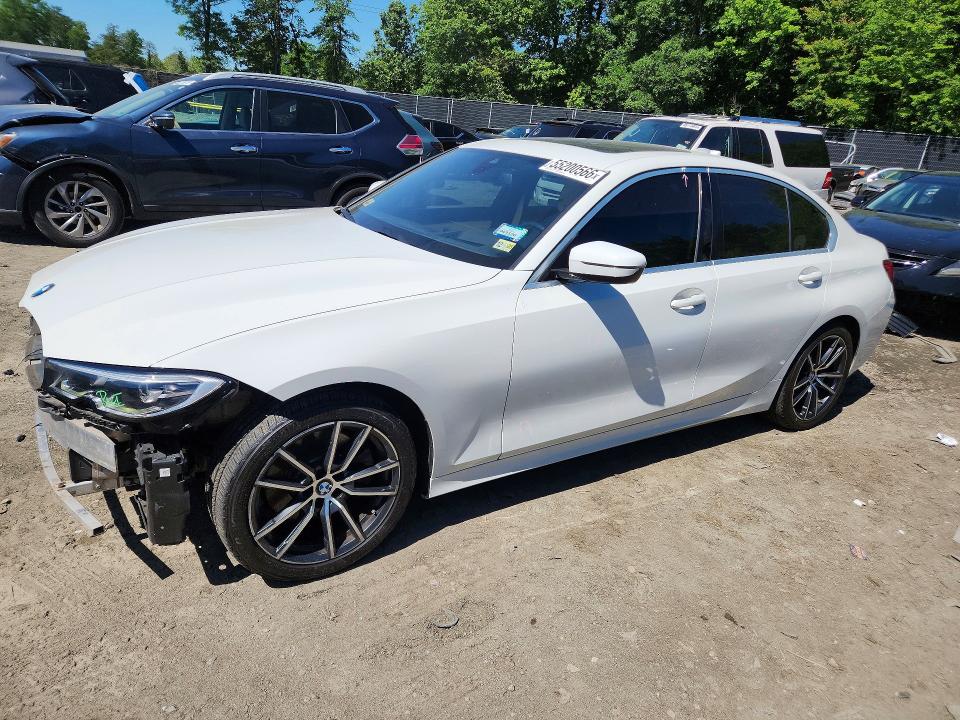 2019 BMW 3er VIN WBA5R1C50KFH02702 COPART salvage auction — FRONT END, Md - Cert Of Salvage > 75% Damage, sold $225 on 2026-07-21 (photo 1)