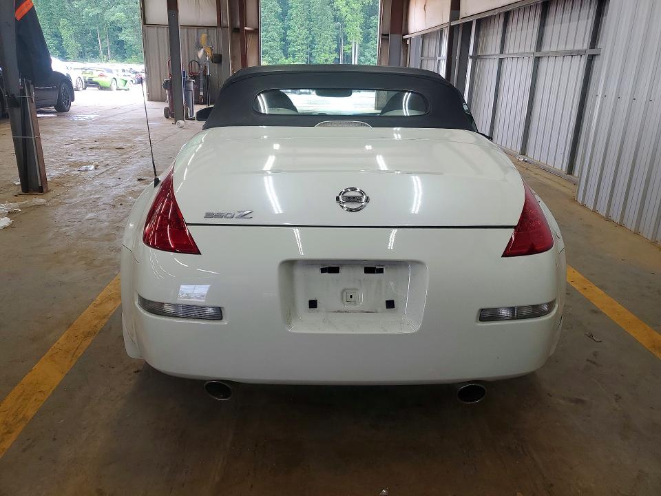 2007 Nissan 350z VIN JN1BZ36AX7M651559 COPART salvage auction — REAR END, Nc - Salvage Certificate Of Title, sold $4,200 on 2026-07-08 (photo 6)