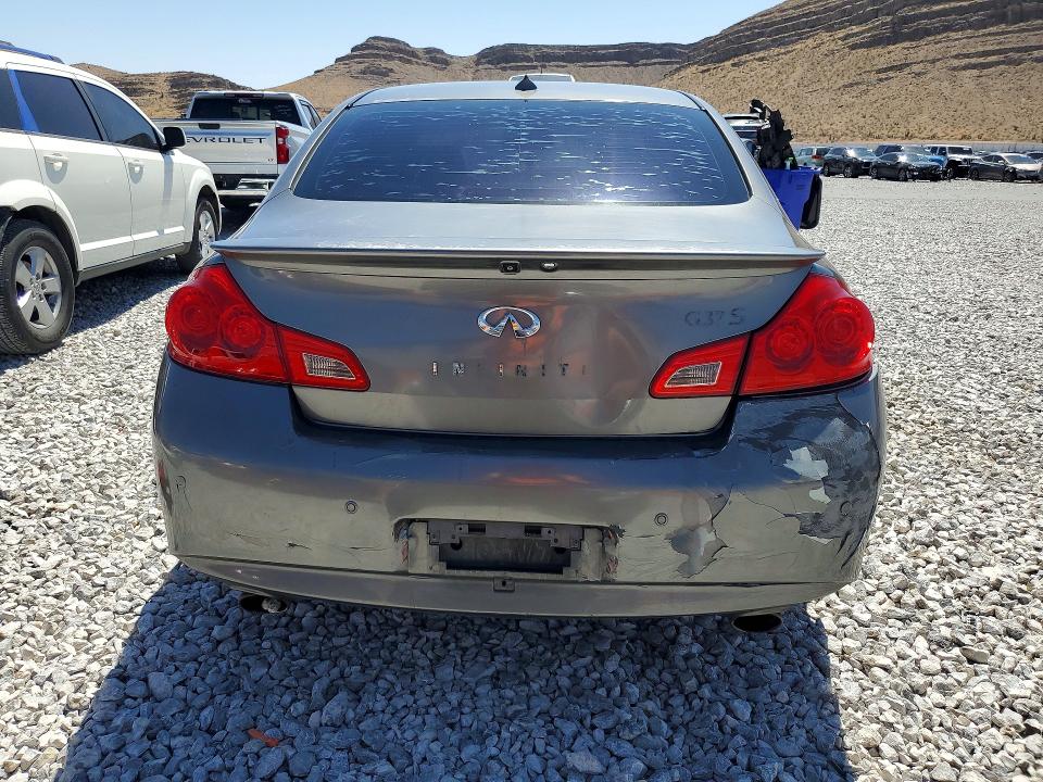 2011 Infiniti G VIN JN1CV6APXBM506009 COPART salvage auction — REAR END, Nv - Salvage Title, sold $350 on 2026-07-27 (photo 6)