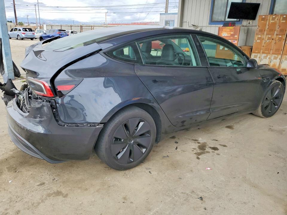 2024 Tesla VIN 5YJ3E1EA3RF743451 COPART salvage auction — REAR END, Ca - Salvage Certificate, sold $9,900 on 2026-07-02 (photo 3)