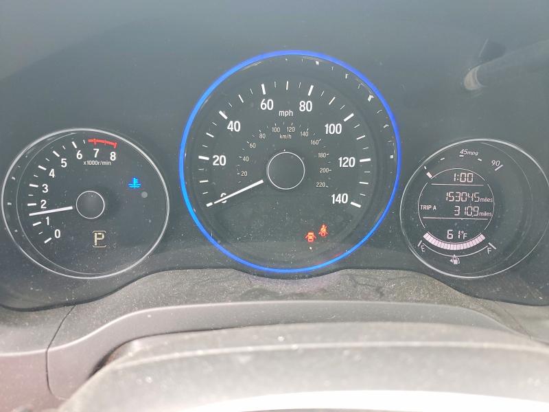 2016 Honda Hr-v VIN 3CZRU6H37GM749604 COPART salvage auction — MECHANICAL, Al - Certificate Of Title, sold $2,750 on 2026-07-31 (photo 9)