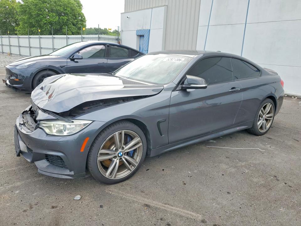 2014 BMW 4er VIN WBA3R5C54EK187873 COPART salvage auction — FRONT END, Fl - Cert Of Title Slvg Rebuildable, sold $2,950 on 2026-07-20 (photo 1)