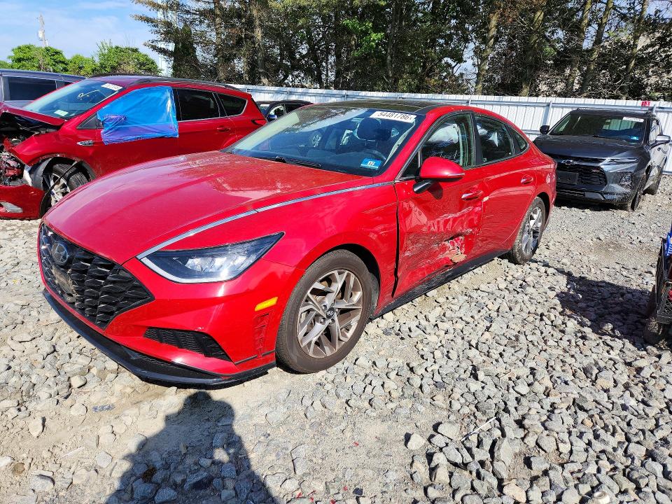 2020 Hyundai Sonata VIN 5NPEF4JA1LH052117 COPART salvage auction — SIDE, Nj - Cert Of Title-Salvage, sold $4,000 on 2026-07-22 (photo 1)