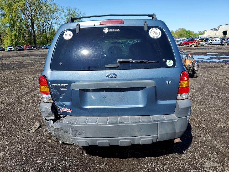 2006 Ford Escape VIN 1FMYU93126KA28861 COPART salvage auction — REAR END, Ma - Cert Of Title-Salvage, sold $450 on 2026-07-09 (photo 6)