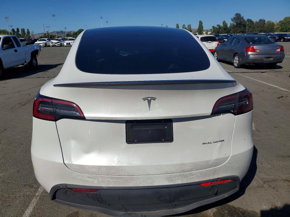 2023 Tesla VIN 7SAYGDEE0PF691586 COPART salvage auction — FRONT END, Ca - Salvage Certificate, sold $15,700 on 2026-07-31 (photo 6)