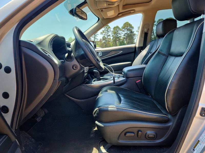 2017 Infiniti VIN 5N1DL0MM3HC501220 COPART salvage auction — FRONT END, Tx - Salvage Vehicle Title, sold $3,250 on 2026-07-06 (photo 7)