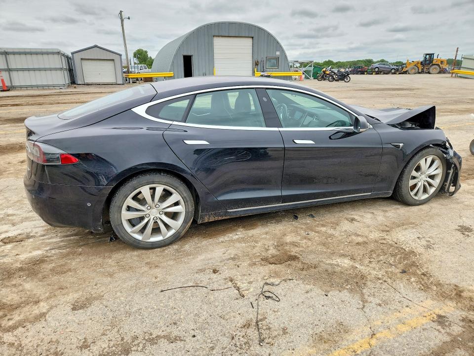 2017 Tesla Model s VIN 5YJSA1E28HF199334 COPART salvage auction — FRONT END, Ks - Cert Of Title-Salvage, sold $2,350 on 2026-07-22 (photo 3)
