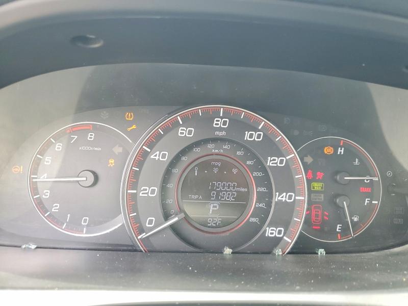 2015 Honda Accord VIN 1HGCR2F51FA052792 COPART salvage auction — SIDE, Tx - Salvage Vehicle Title, sold $1,250 on 2026-07-02 (photo 9)