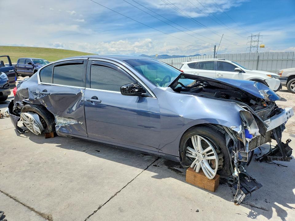 2012 Infiniti VIN JN1CV6ARXCM970792 COPART salvage auction — FRONT END, Co - Public - Salvage Title, sold $375 on 2026-07-27 (photo 4)