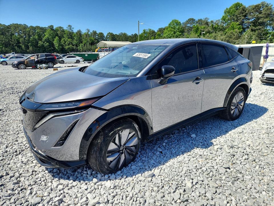 2023 Nissan Ariya VIN JN1CF0BB8PM707654 COPART salvage auction — FRONT END, GA - CERT OF TITLE-SALVAGE, sold $3,200 on 2026-07-21 (photo 1)