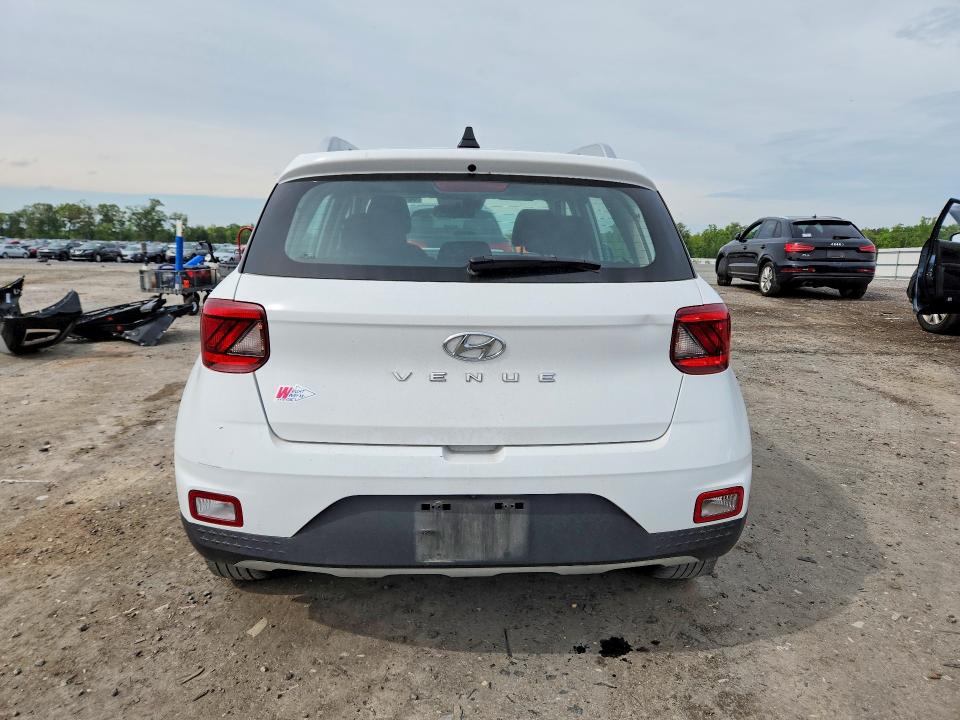 2022 Hyundai Venue VIN KMHRC8A37NU143707 COPART salvage auction — FRONT END, Va - Cert Of Title - Salvage, sold $3,200 on 2026-07-08 (photo 6)