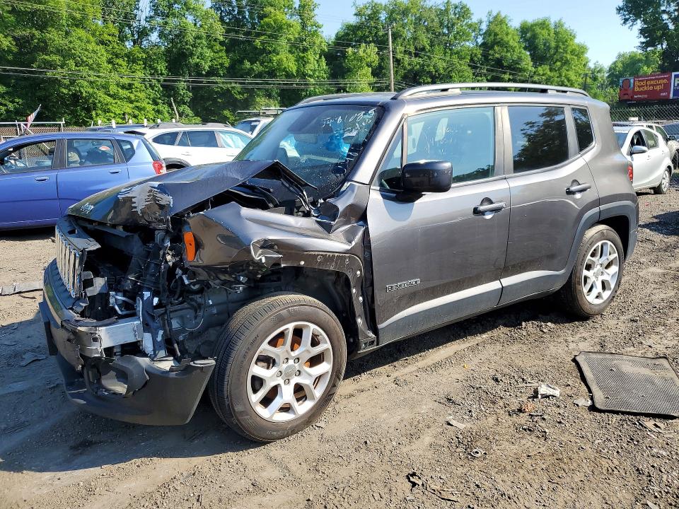 2018 Jeep Renegade VIN ZACCJABB7JPJ48685 COPART salvage auction — FRONT END, Md - Cert Of Salvage > 75% Damage, sold $475 on 2026-07-14 (photo 1)