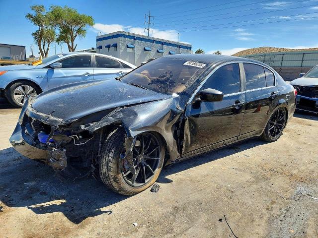 2013 Infiniti G VIN JN1CV6AR8DM761617 COPART salvage auction — FRONT END, Nm - Cert Of Title-Salvage, sold $1,000 on 2026-08-03 (photo 1)