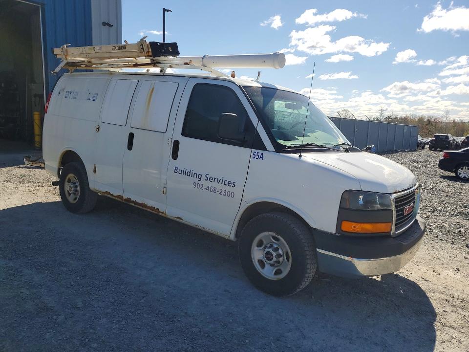 2016 Gmc Savana VIN 1GTW7AFF3G1327293 COPART salvage auction — REAR END, Ns - Salvage Title, sold $525 on 2026-07-09 (photo 4)