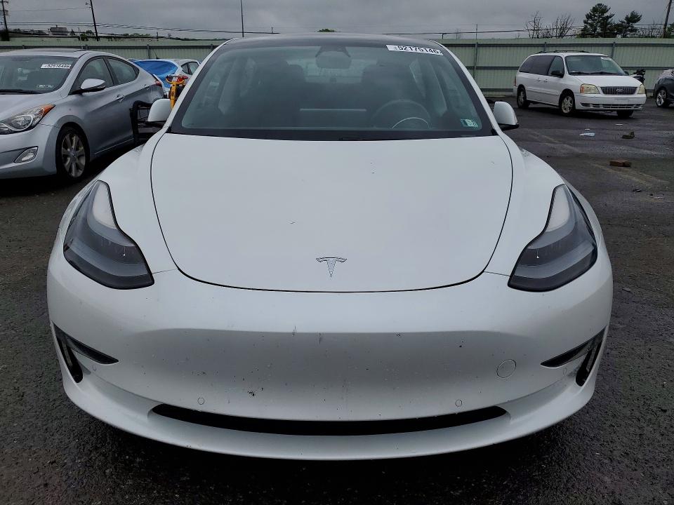 2021 Tesla Model 3 VIN 5YJ3E1EA2MF078051 COPART salvage auction — SIDE, Pa - Certificate Of Salvage, sold $7,400 on 2026-07-07 (photo 5)