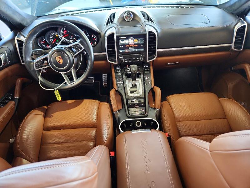 2017 Porsche Cayenne VIN WP1AC2A26HLA97026 COPART salvage auction — FRONT END, Ca - Salvage Certificate, sold $21,600 on 2026-09-21 (photo 8)