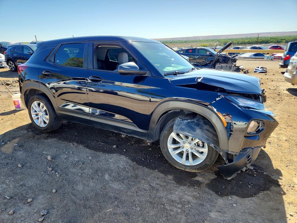 2021 Chevrolet VIN KL79MNSL6MB153960 COPART salvage auction — FRONT END, NM - CERT OF TITLE-SALVAGE, sold $3,550 on 2026-07-02 (photo 4)