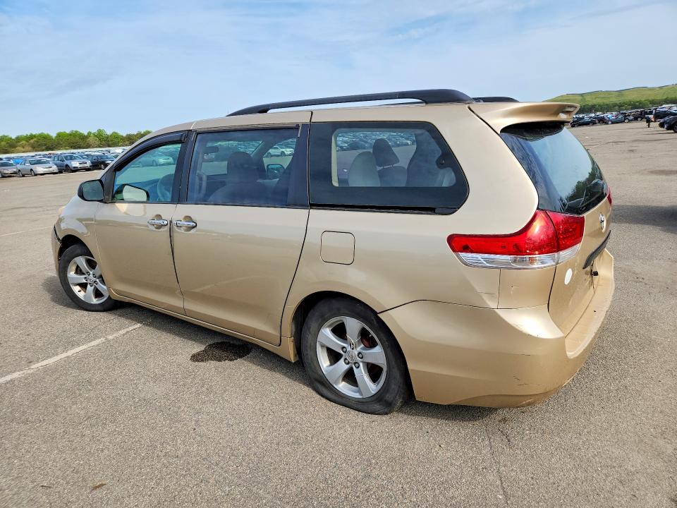 2011 Toyota Sienna VIN 5TDZK3DC2BS078206 COPART salvage auction — SIDE, Pa - Cert Of Title, sold $1,300 on 2026-07-08 (photo 2)