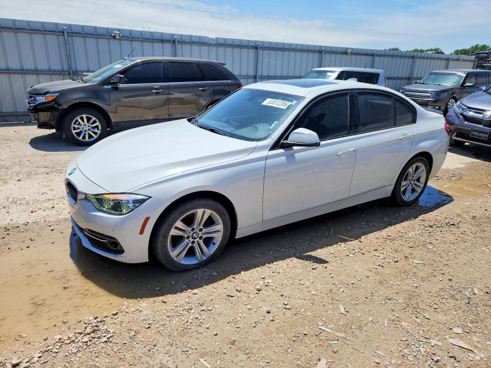 2016 BMW 3er VIN WBA8E9G57GNU28846 COPART salvage auction — HAIL, Ks - Cert Of Title-Salvage, sold $2,950 on 2026-07-02 (photo 1)