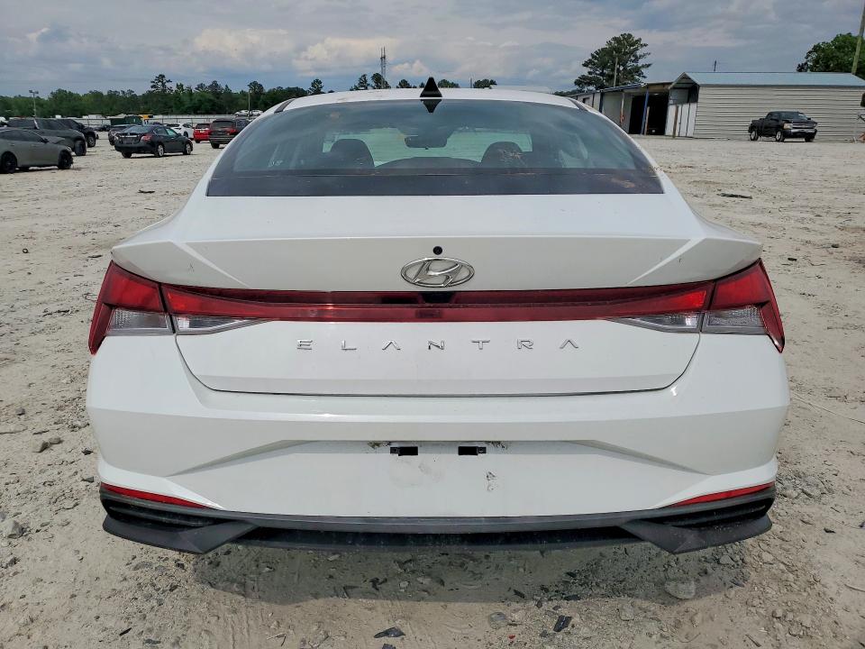 2022 Hyundai Elantra VIN 5NPLS4AG8NH053887 COPART salvage auction — FRONT END, GA - CERT OF TITLE-SALVAGE, sold $2,850 on 2026-07-08 (photo 6)