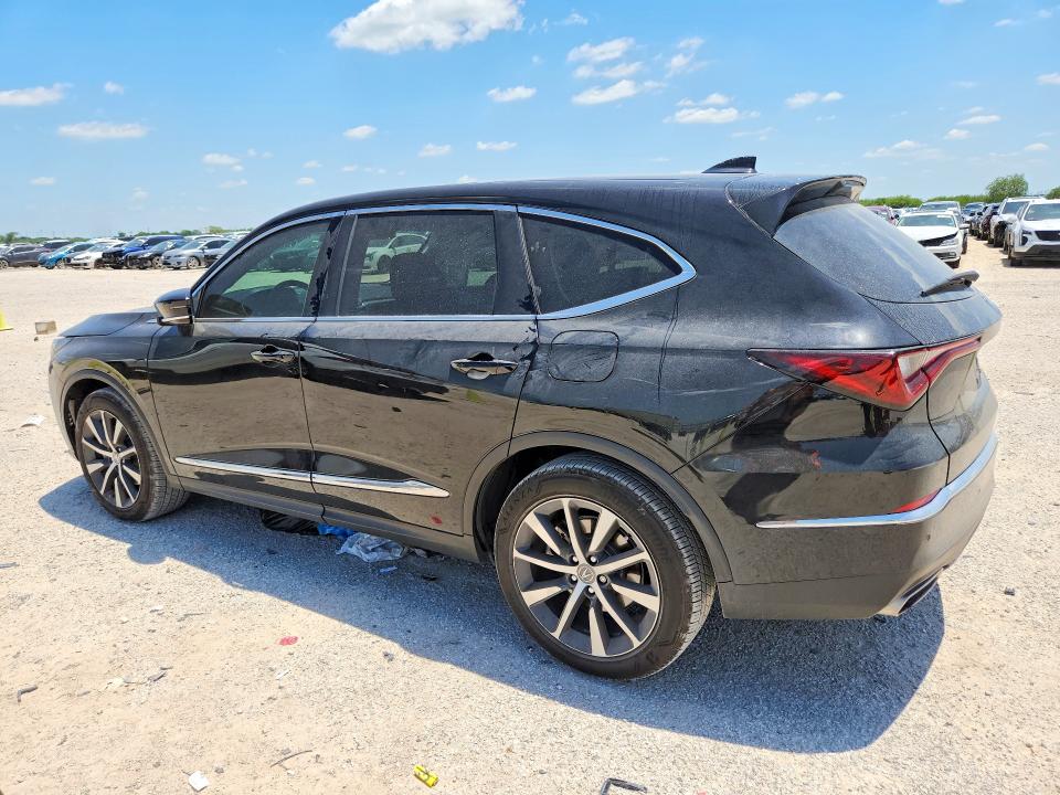 2025 Acura Mdx VIN 5J8YD9H45SL001487 COPART salvage auction — SIDE, Tx - Salvage Vehicle Title, sold $14,800 on 2026-07-30 (photo 2)