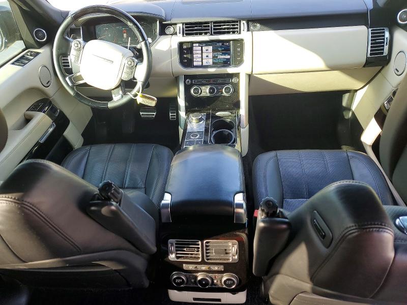 2013 Land rover RANGE ROVER VIN SALGS2EF6DA120332 COPART salvage auction — FRONT END, Sc - Cert Of Title-Salvage, sold $4,700 on 2026-07-22 (photo 8)