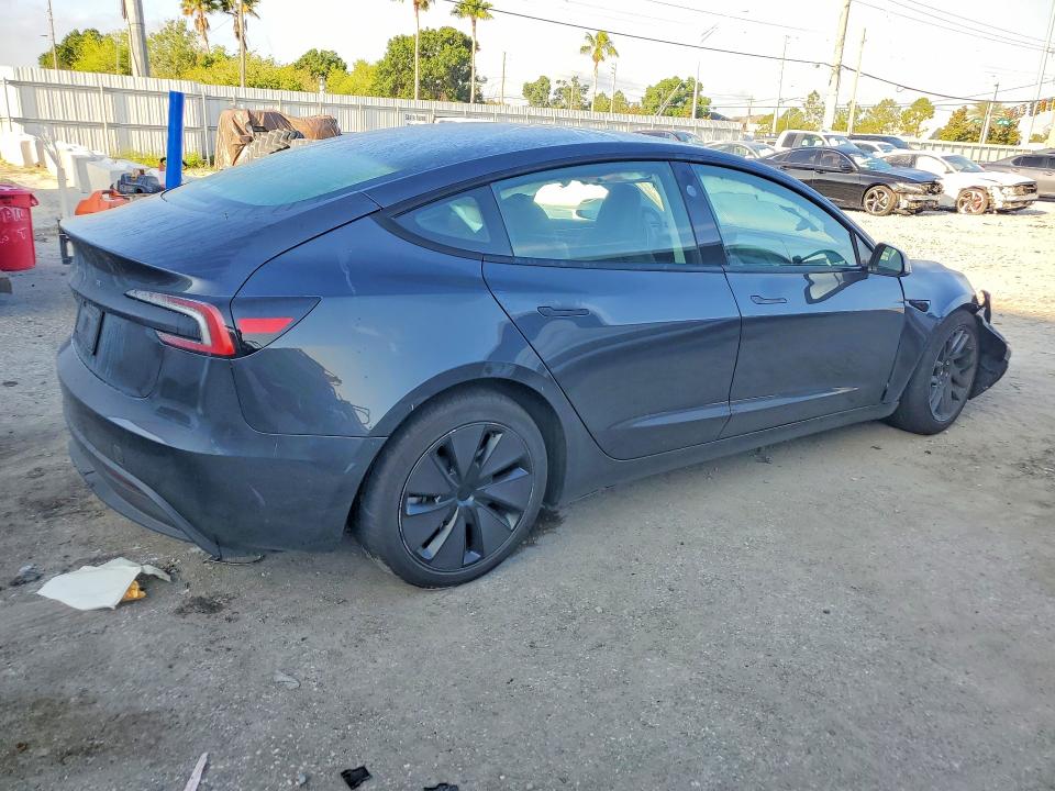 2025 Tesla VIN 5YJ3E1EA7SF030493 COPART salvage auction — FRONT END, Fl - Cert Of Title Slvg Rebuildable, sold $10,500 on 2026-07-10 (photo 3)
