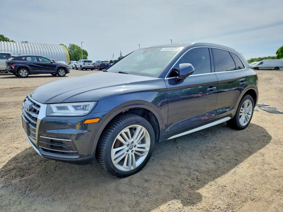 2018 Audi Q5 VIN WA1BNAFY1J2095018 COPART salvage auction — WATER/FLOOD, Co - Salvage, Flood, sold $7,000 on 2026-07-09 (photo 1)