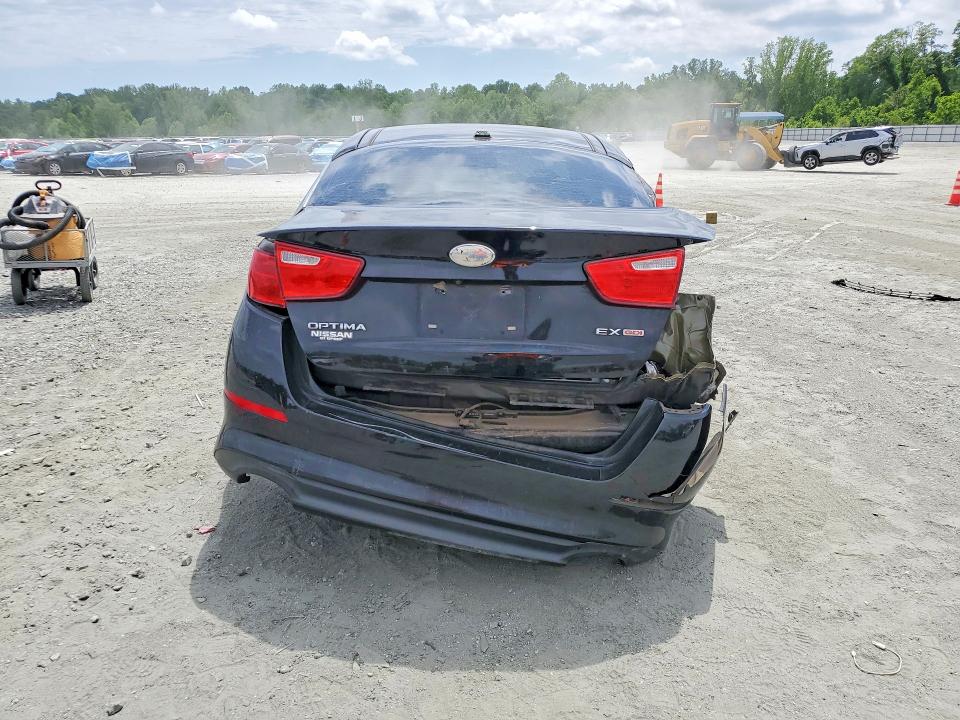 2015 Kia Optima VIN 5XXGN4A75FG408293 COPART salvage auction — REAR END, Sc - Cert Of Title-Salvage, sold $675 on 2026-07-20 (photo 6)