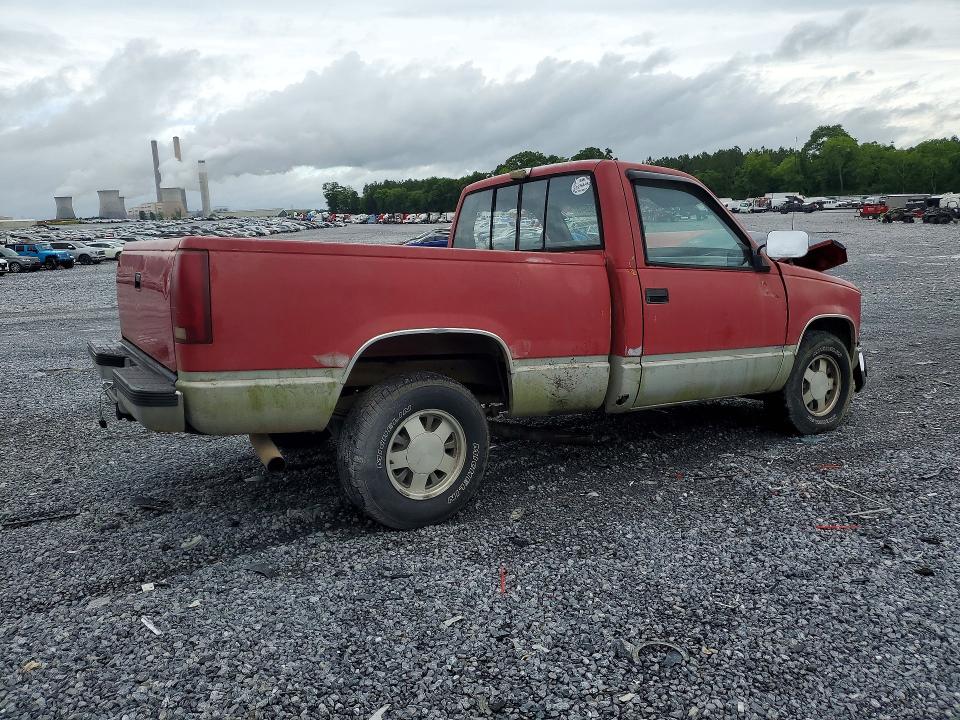 1990 Chevrolet Gmt-400 VIN 1GCDC14K1LZ230124 COPART salvage auction — FRONT END, Ga - Cert Of Title-Salvage, sold $825 on 2026-07-09 (photo 3)