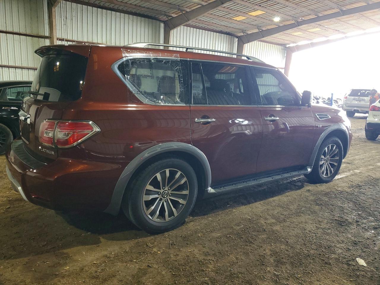 2018 Nissan Armada VIN JN8AY2NF4JX300188 COPART salvage auction — Minor Dent/Scratches, TX - CERTIFICATE OF TITLE (P), sold $5,100 on 2026-07-09 (photo 3)