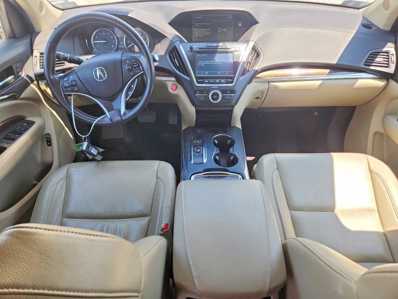 2018 Acura Mdx VIN 5J8YD4H38JL029454 COPART salvage auction — FRONT END, Oh - Cert Of Title-Salvage, sold $6,200 on 2026-07-02 (photo 8)