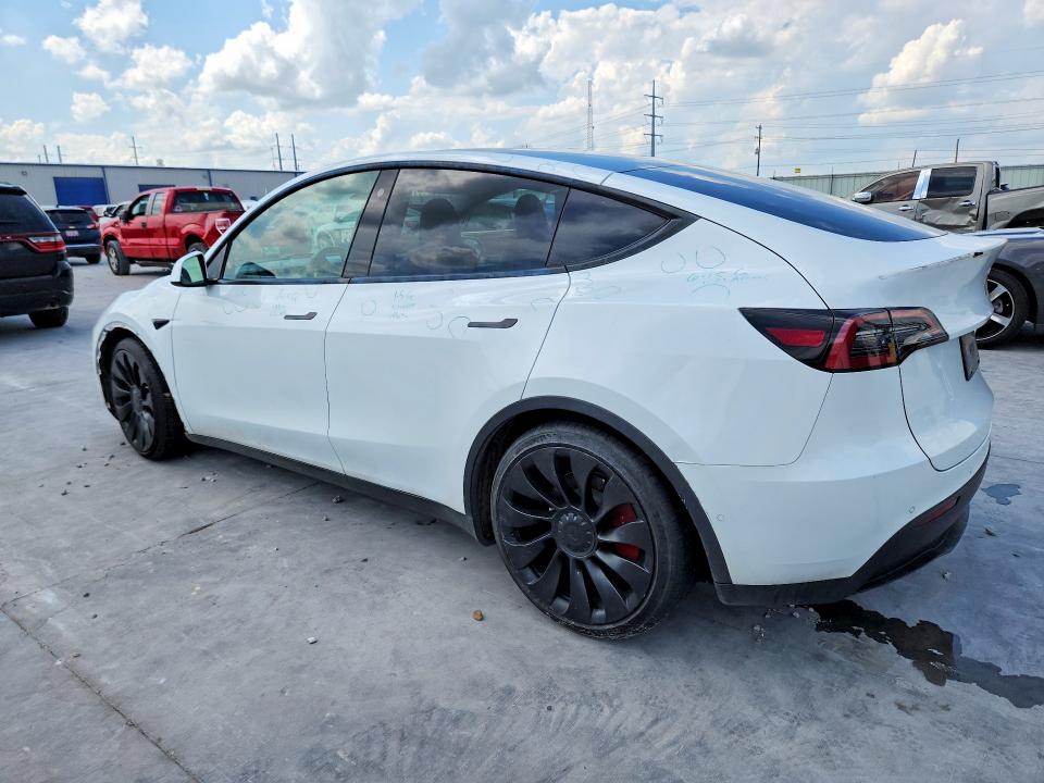 2022 Tesla Model y VIN 7SAYGDEF4NF534729 COPART salvage auction — HAIL, Tx - Certificate Of Title, sold $9,100 on 2026-08-28 (photo 2)