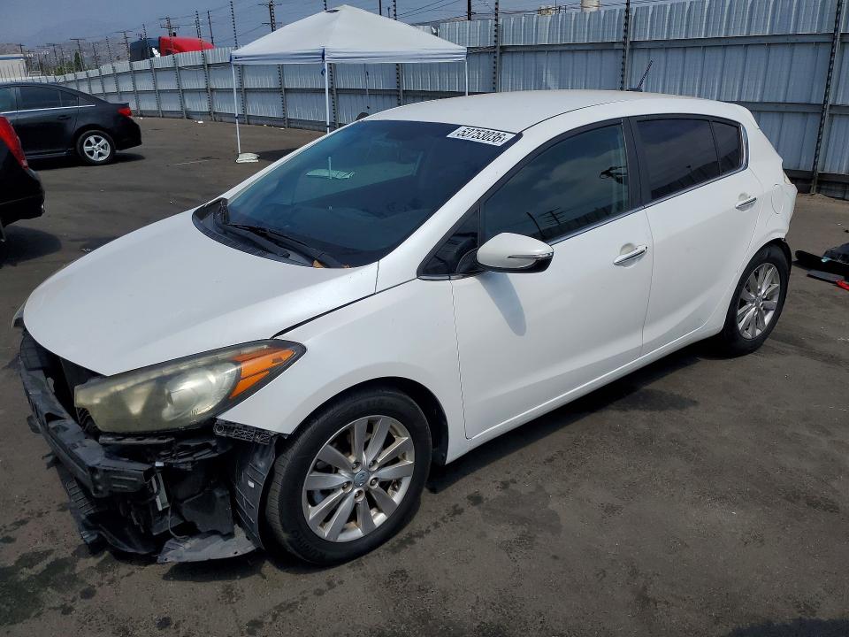 2015 Kia Forte VIN KNAFX5A88F5314706 COPART salvage auction — FRONT END, CA - SALVAGE CERTIFICATE, sold $1,050 on 2026-07-06 (photo 1)
