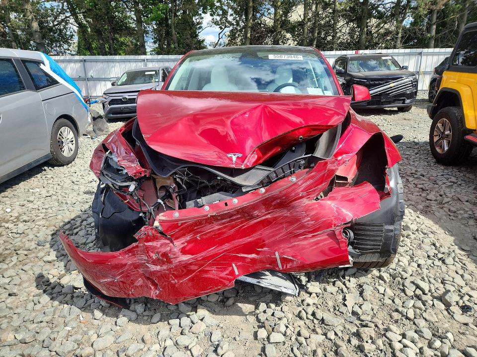 2024 Tesla Model y VIN 7SAYGDEDXRF046387 COPART salvage auction — FRONT END, Nj - Cert Of Title-Salvage, sold $8,400 on 2026-07-13 (photo 5)