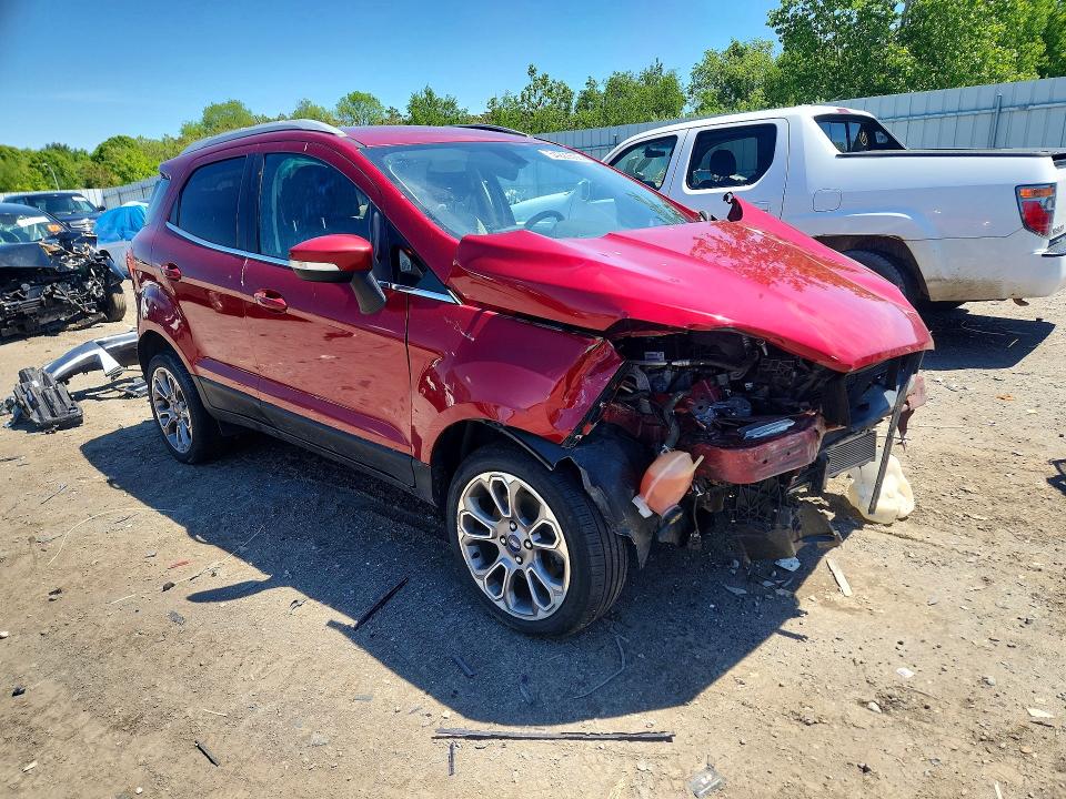 2018 Ford Ecosport VIN MAJ6P1WL1JC209315 COPART salvage auction — FRONT END, Ma - Cert Of Title-Salvage, sold $475 on 2026-07-08 (photo 4)