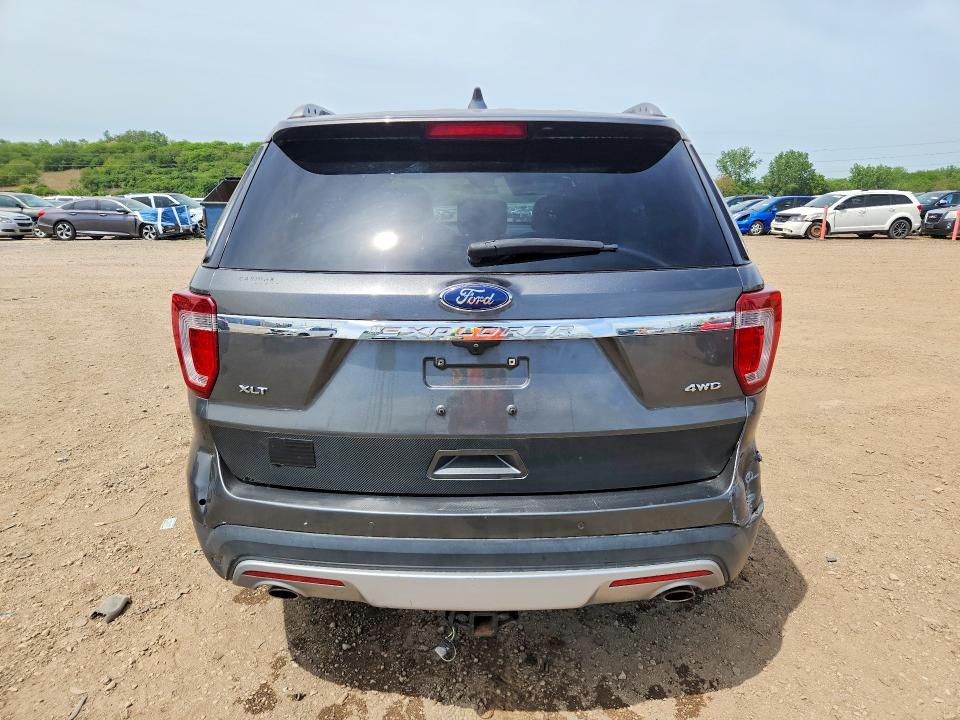 2017 Ford Explorer VIN 1FM5K8D88HGC79789 COPART salvage auction — REAR END, Il - Salvage Certificate, sold $4,300 on 2026-07-03 (photo 6)