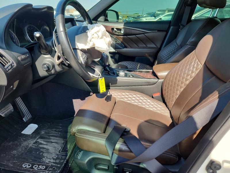 2017 Infiniti Q50 VIN JN1FV7AP9HM850233 COPART salvage auction — REAR END, Tx - Salvage W/Lemon Law Historty, sold $4,600 on 2026-07-06 (photo 7)