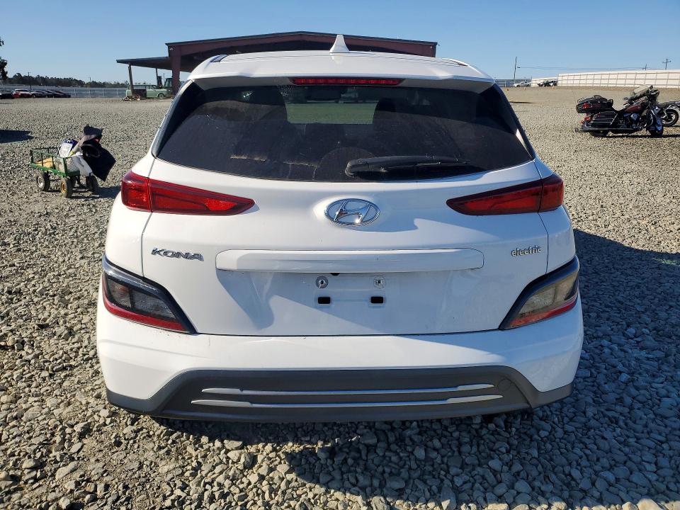 2023 Hyundai Kona VIN KM8K23AG9PU169321 COPART salvage auction — FRONT END, Ca - Salvage Certificate, sold $2,650 on 2026-07-02 (photo 6)