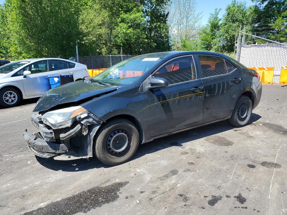 2015 Toyota Corolla VIN 5YFBURHE8FP244785 COPART salvage auction — FRONT END, Or - Salvage Title Certificate, sold $1,350 on 2026-07-15 (photo 1)